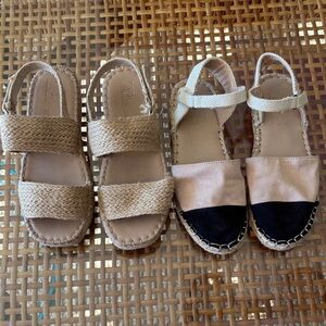 Lot of 2 Pairs Zara Sandals 36